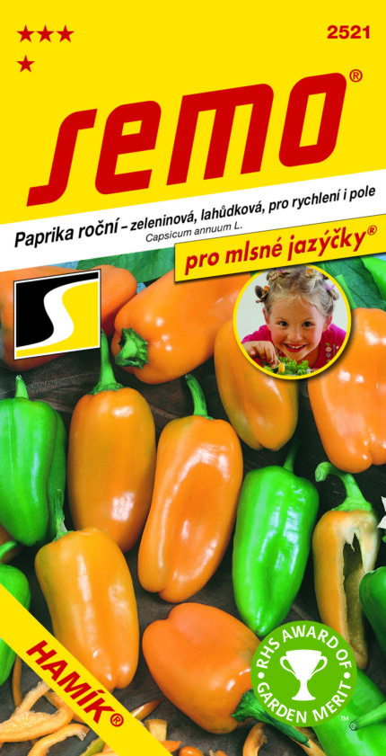 Einjähriger Paprika „Hamík“ (samen)