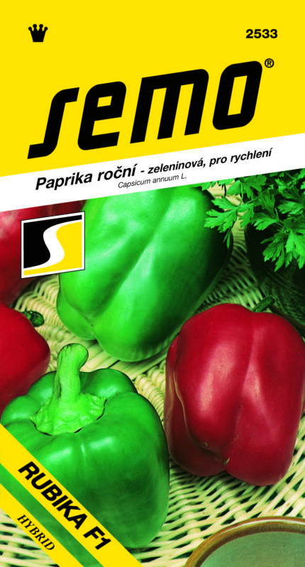 Einjährige Paprika Rubika F1 (samen)
