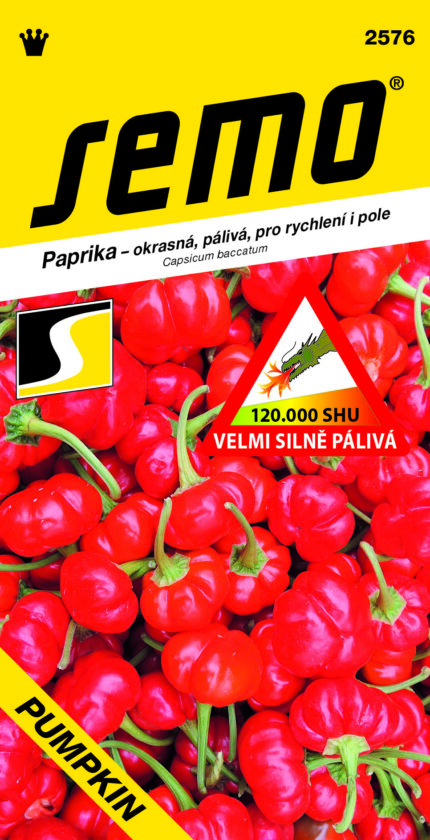 Paprika křídlatá Pumpkin – Flügelpaprika „Pumpkin“ (Samen)